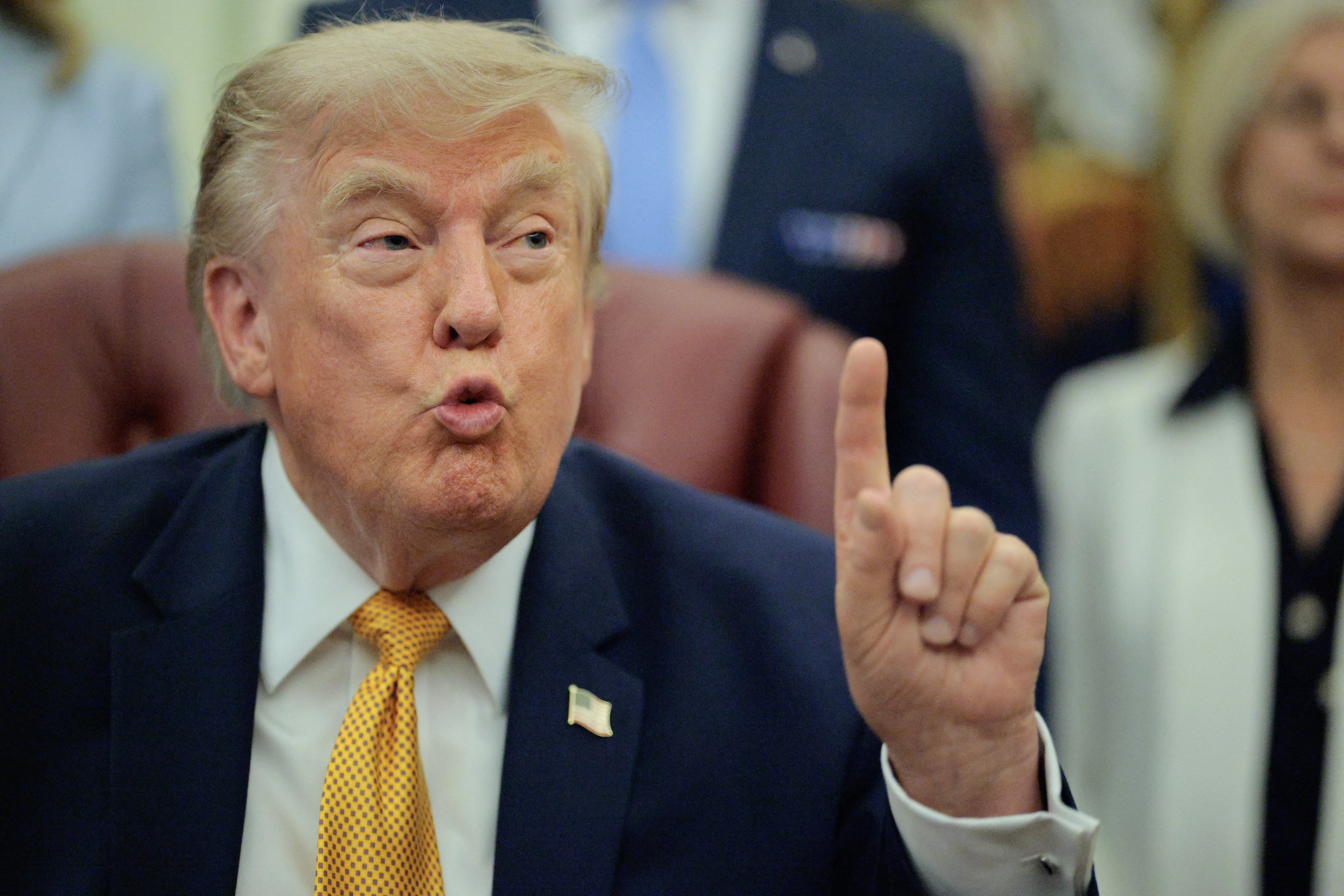 El presidente de Estados Unidos, Donald Trump, desde el despacho Oval, habló sobre las conversaciones con Irán, en el contexto de la guerra en Medio Oriente.