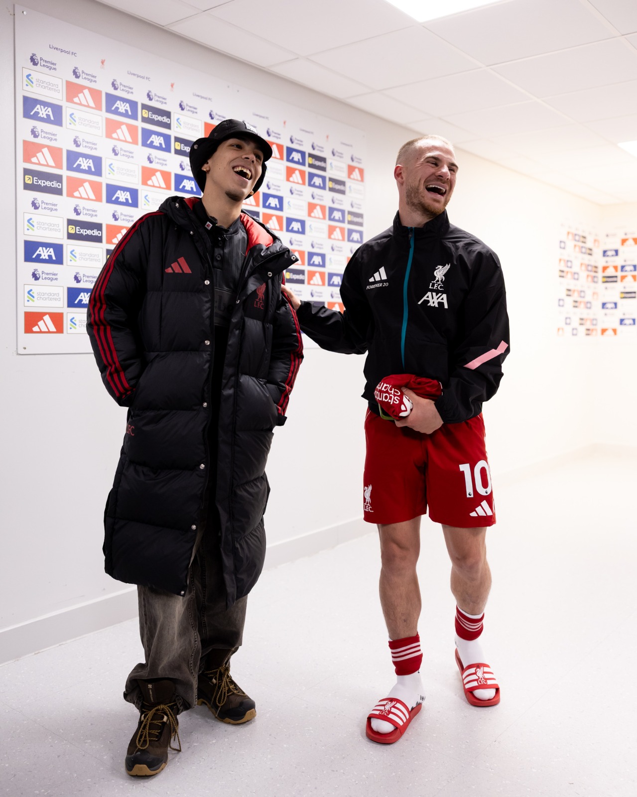 Este encuentro unió la música y el fútbol. Foto: Gentileza