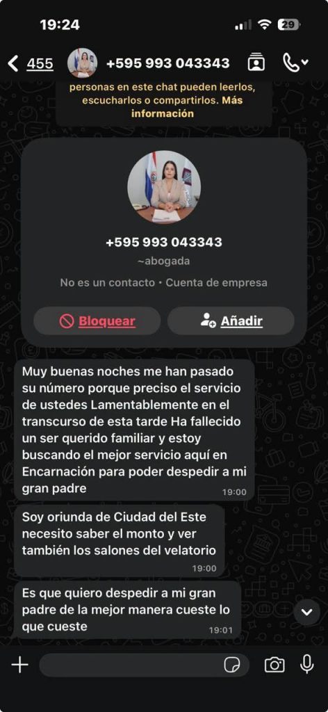 Así se manifiesta el usurpador- Foto Ministerio Público