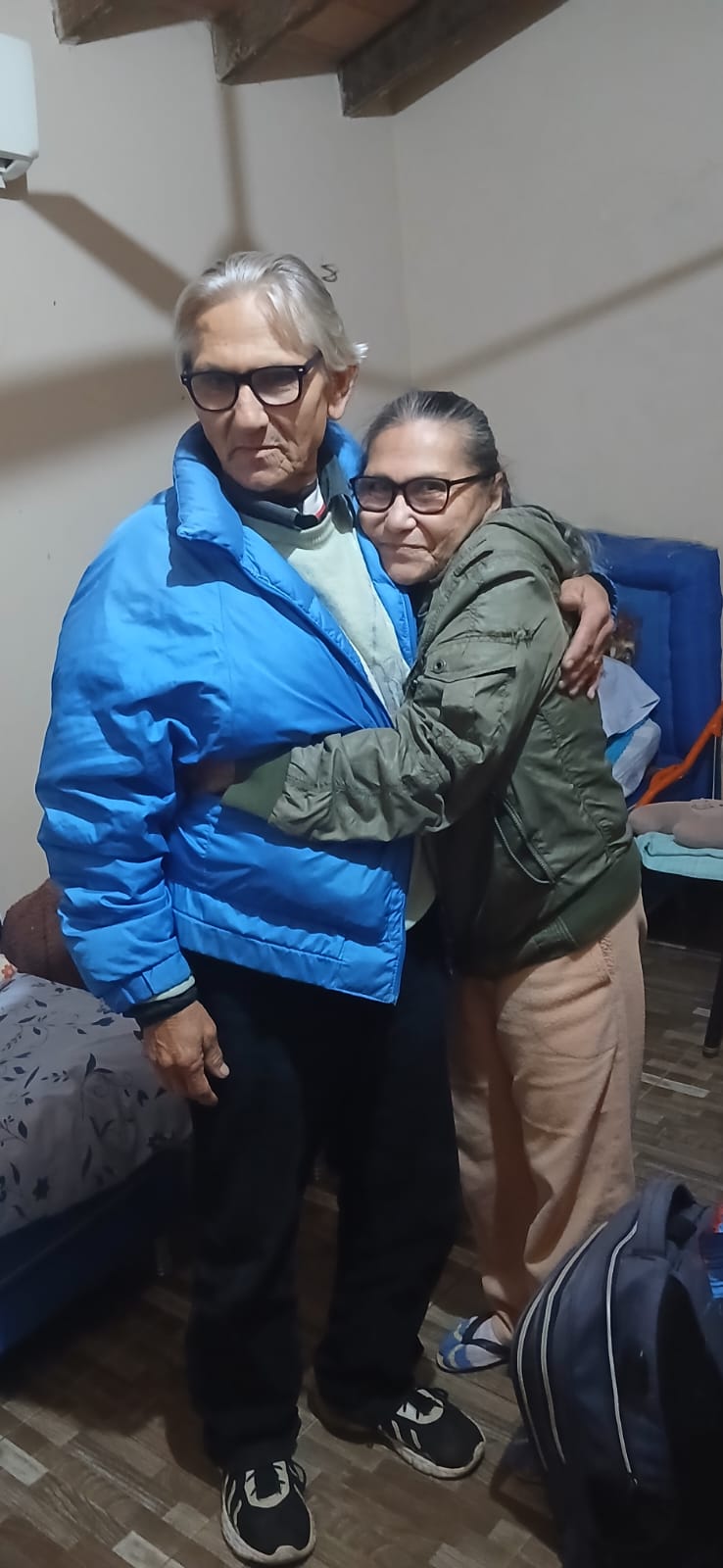 Hermanos separados se reencontraron luego de 45 años. Foto: gentileza