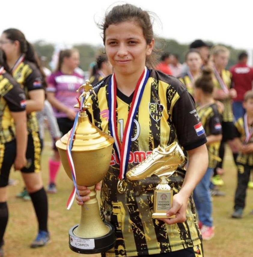 González siempre se destacó con la pelota y ya fue campeona.