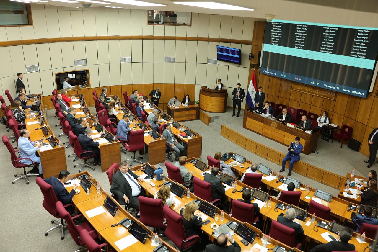 Senadores expulsan a Javier “Chaqueñito” Vera del Senado. Foto: Senadopy