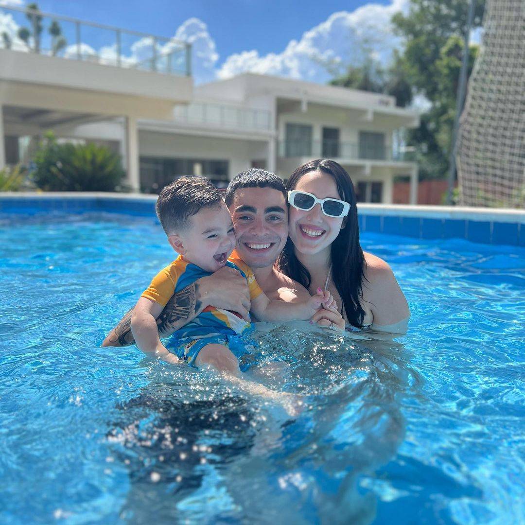 Pileteando en la calurosa tarde en San Bernardino. @miguel_almiron