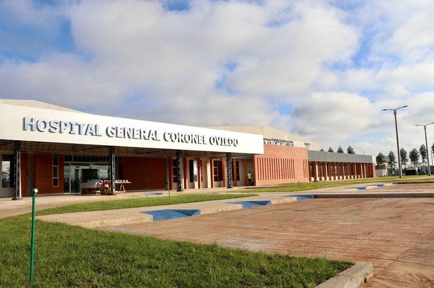 Hospital de Coronel Oviedo, recientemente inaugurado.