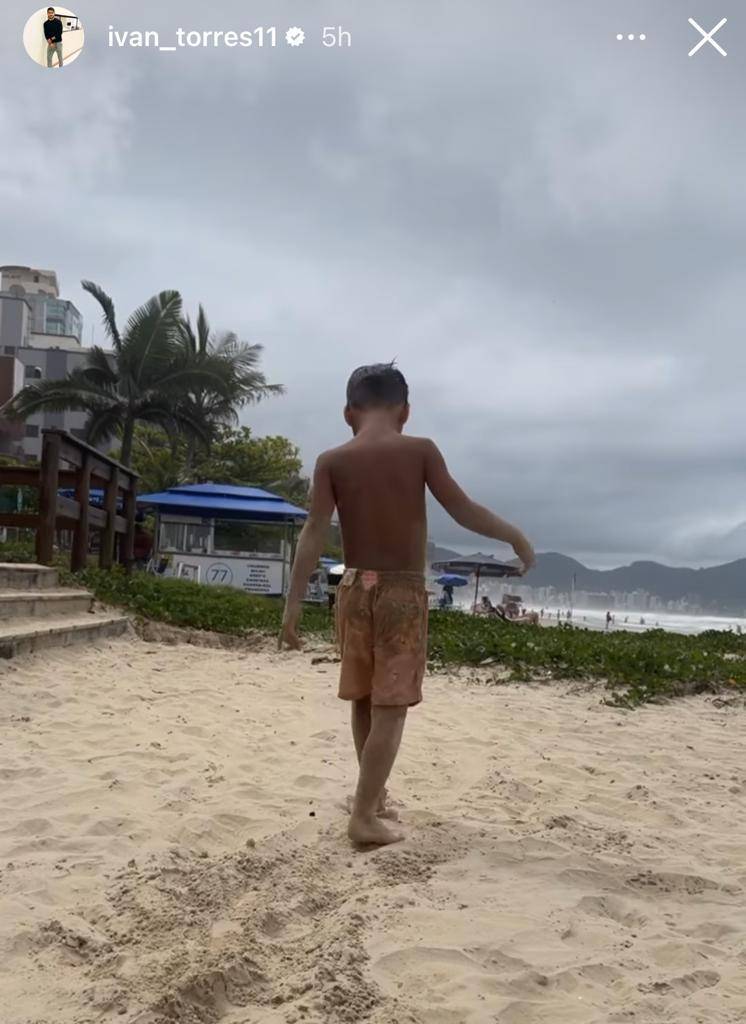 El pelotero disfruta al ver cómo están pasando bien sus hijos.