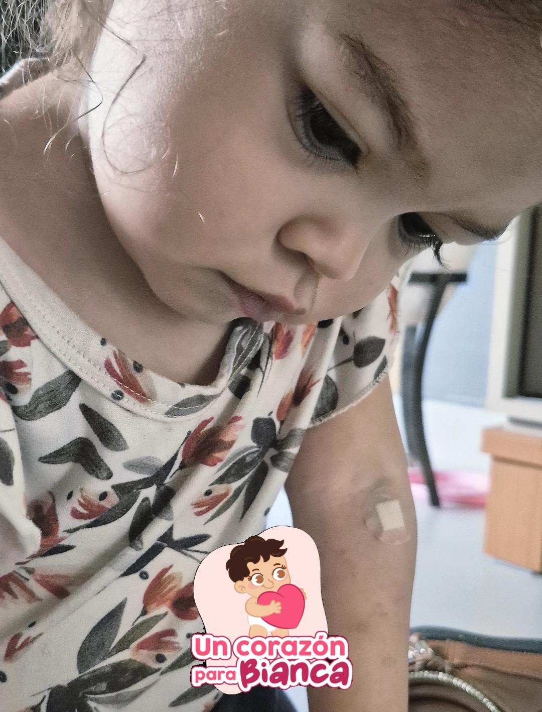 Bianca necesita con suma urgencia un corazón. Foto: Gentileza