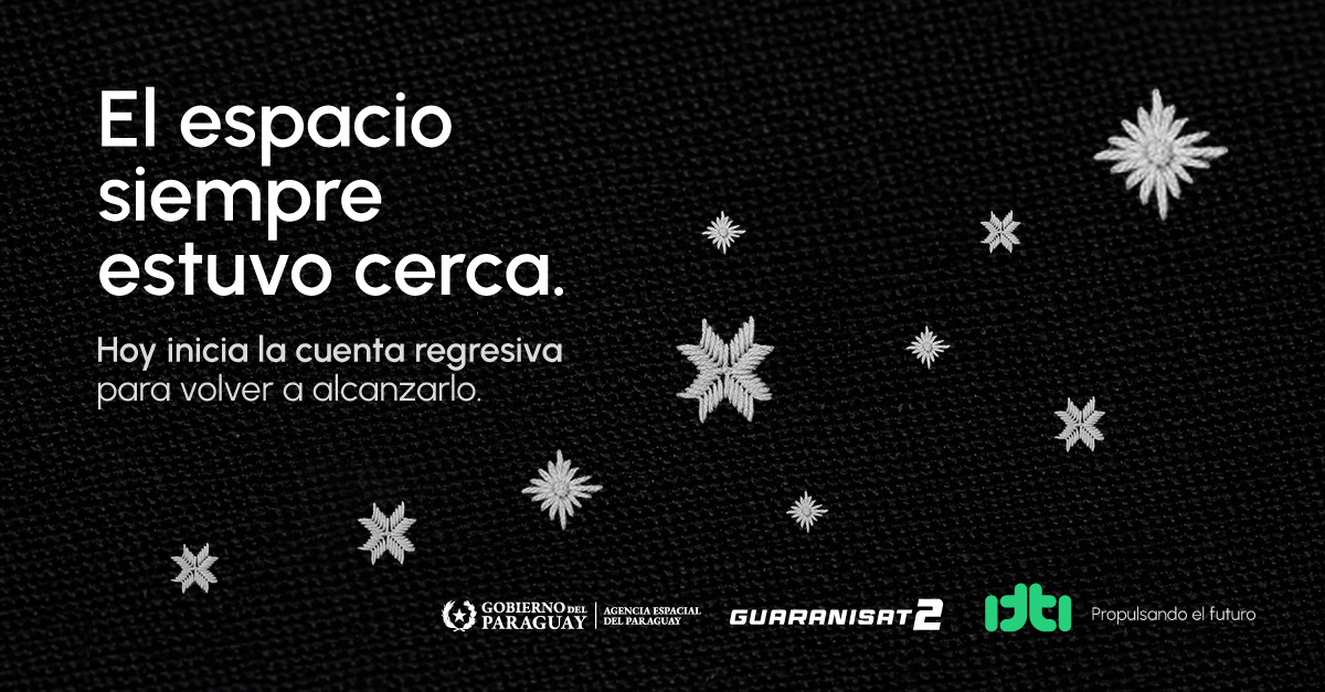 itti acompaña el lanzamiento del primer satélite 100% paraguayo. Foto: gentileza