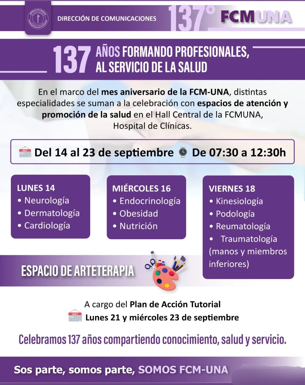 Cronograma de actividades.