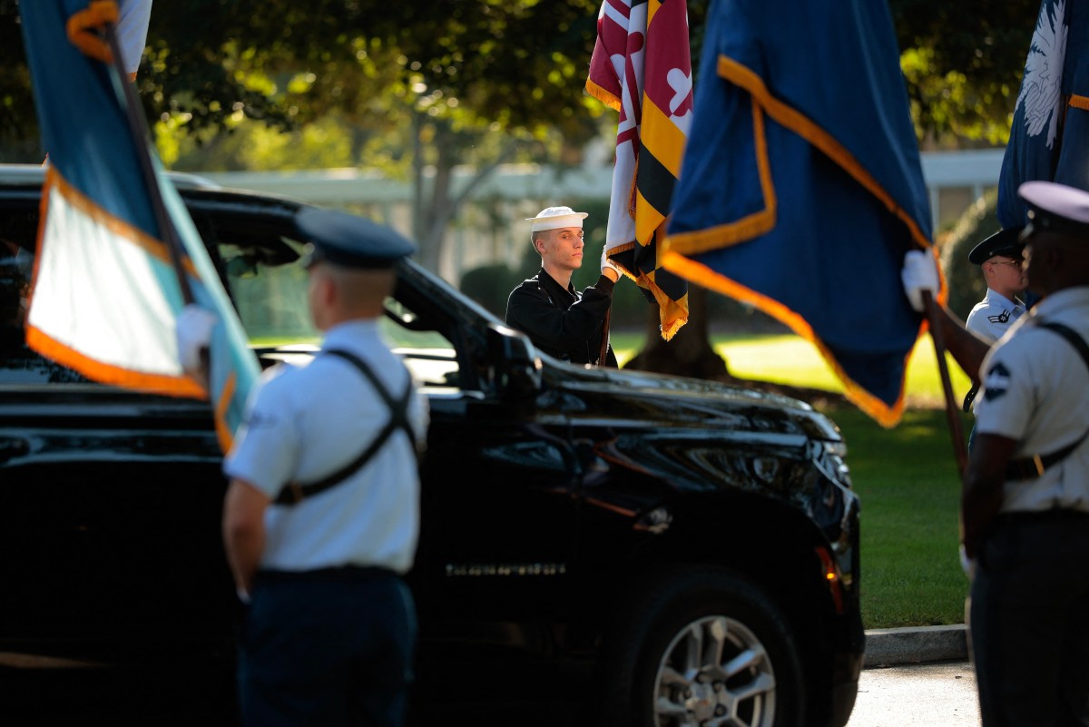 Ensayos en la Casa Blanca, en Washington DC para la bienvenida al mandatario chino, Xi Jinping, la próxima semana.