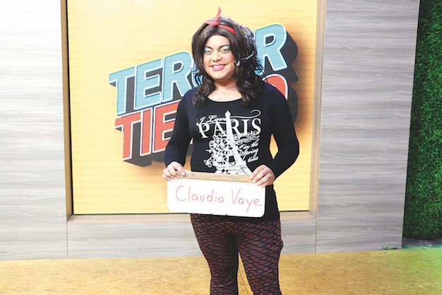 PERSONAJES. Muchos talentosos se fueron sumando después al programa. Aquí, Claudia Valle, quien llegó para quedarse.