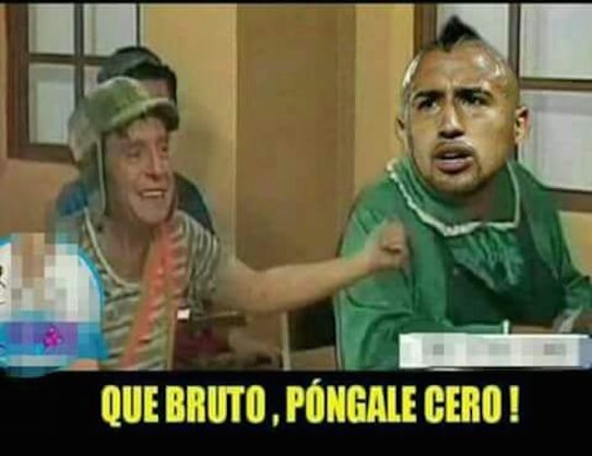 INFALTABLE. Los memes inundaron las redes sociales, como es costumbre. El apuntado, Arturo Vidal.
