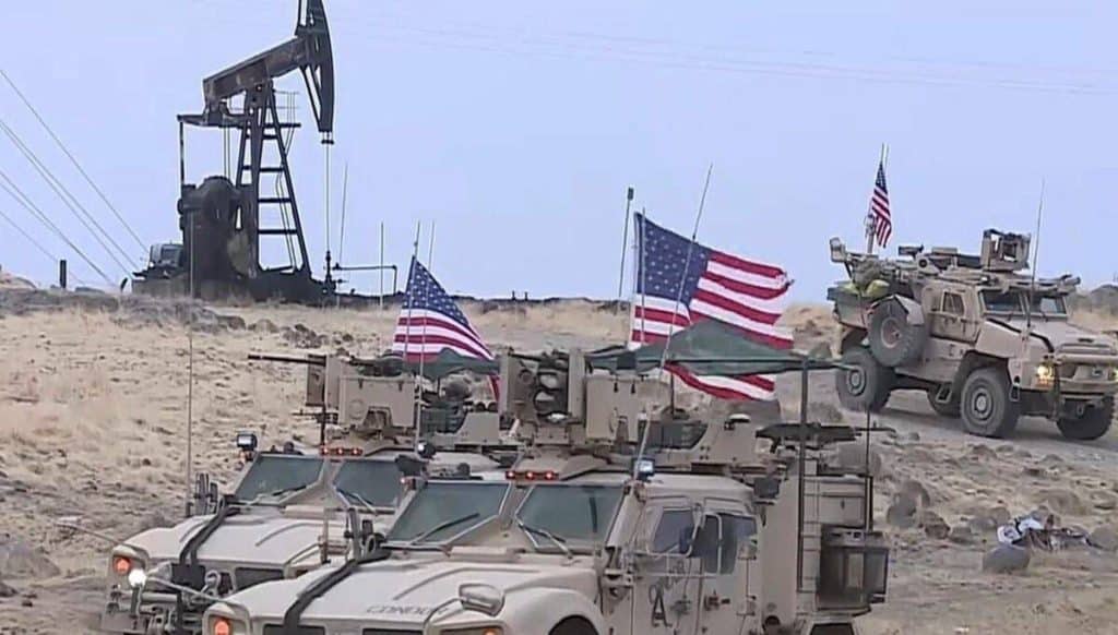 Captura de vídeo. Imágenes de la base militar de EE. UU.