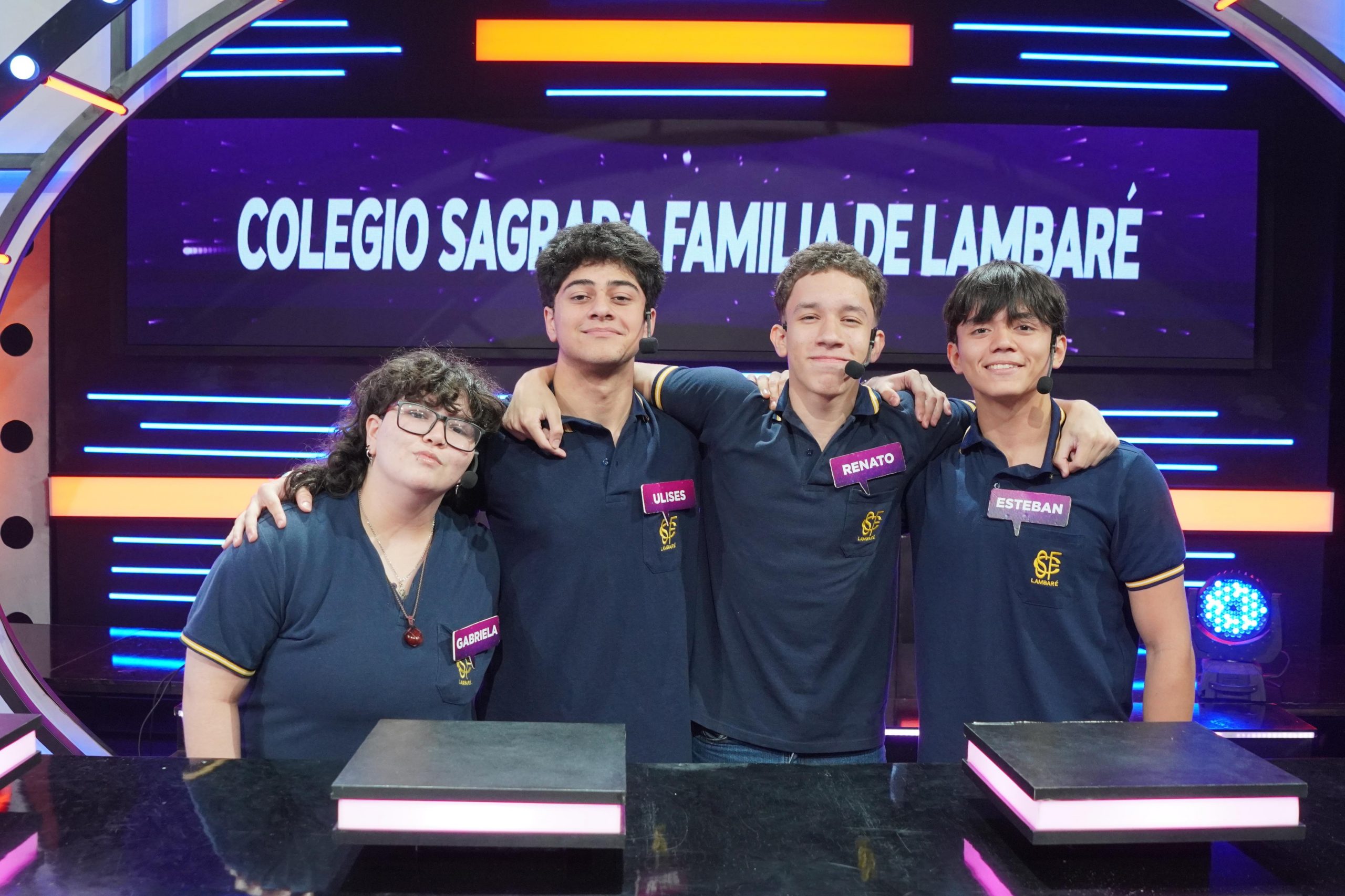 100 Paraguayos Dicen: Colegio Sagrada Familia pasa a los cuartos de final. Foto: gentileza
