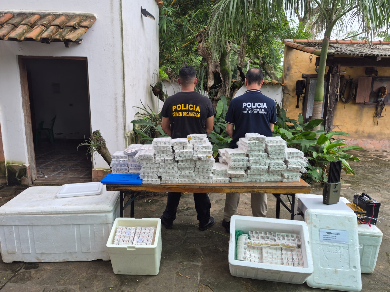 En un allanamiento, la Policía recuperó la totalidad de los fármacos robados.