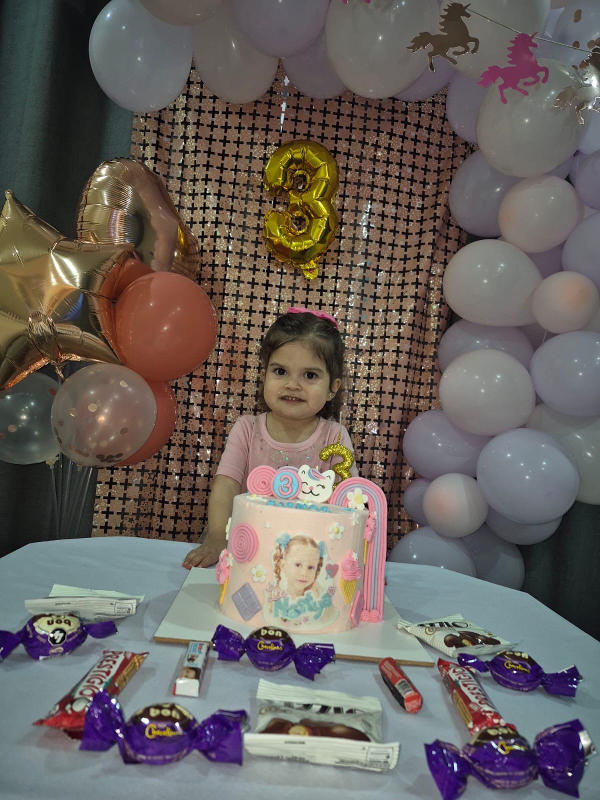 Bianca cumple 3 años y sigue esperando un corazón. Foto: Gentileza