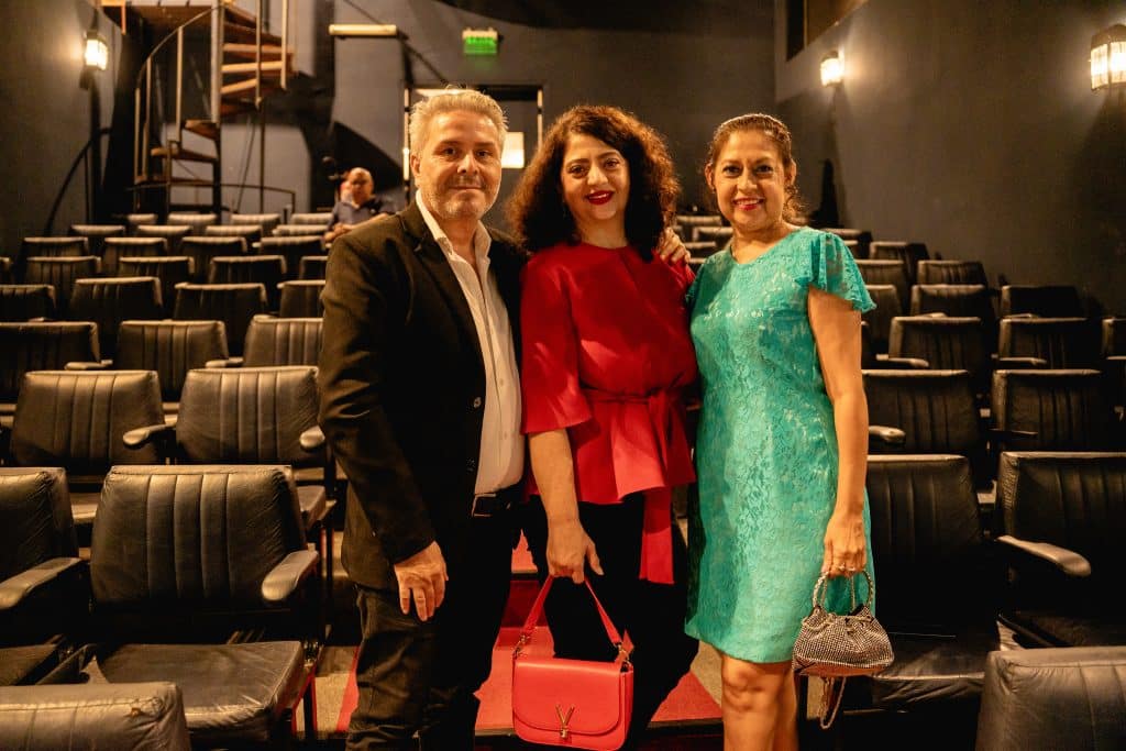Alfredo Rodríguez, Kattia Pineda y Claudia Zárate.