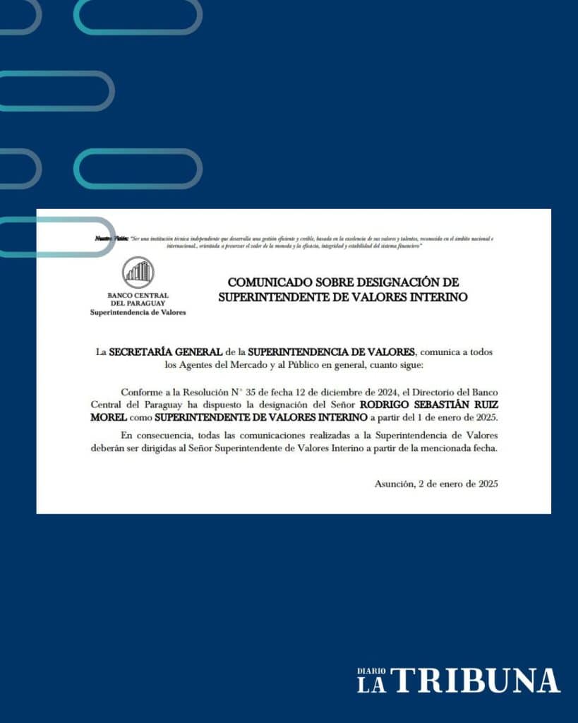 Comunicado emitido por el BCP el pasado 2 de enero.