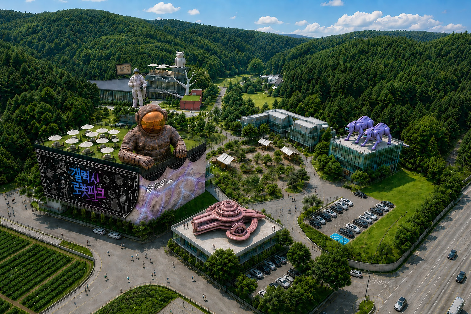 Robots que boxean controlados por el público, perros mecánicos y humanoides que bailan éxitos de K-pop protagonizan el Galaxy Robot Park, un nuevo espacio en Seúl que abrió este viernes para acercar la inteligencia artificial y la robótica al entretenimiento.