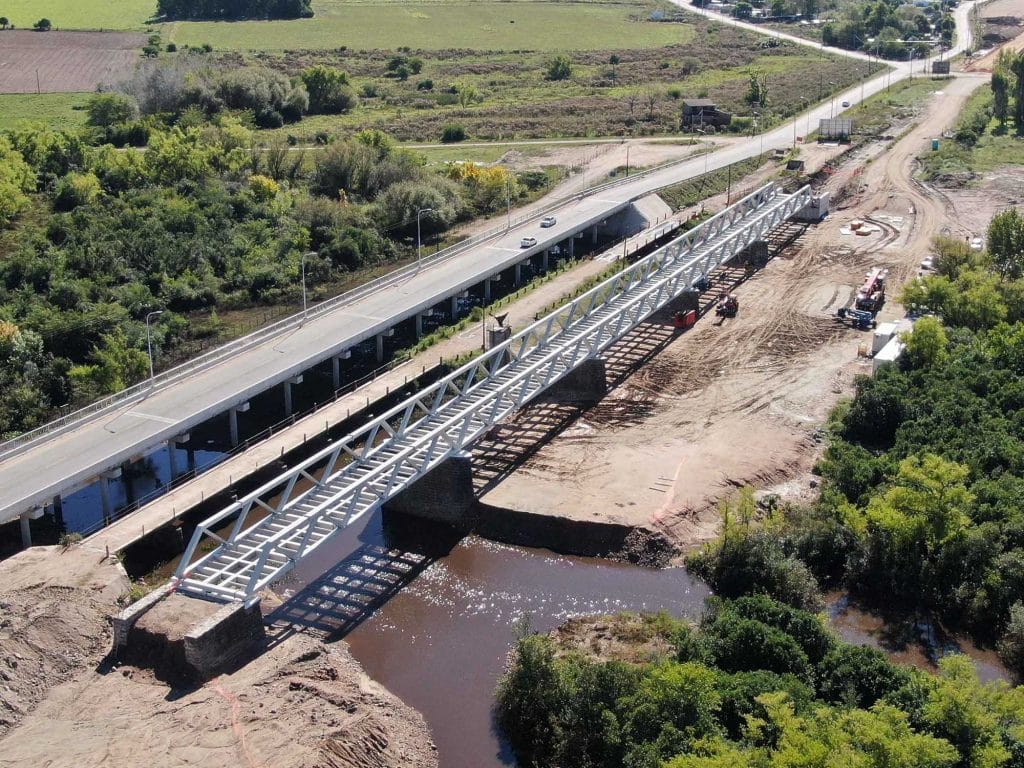 Ferrocarril Central en Montevideo, Uruguay.
