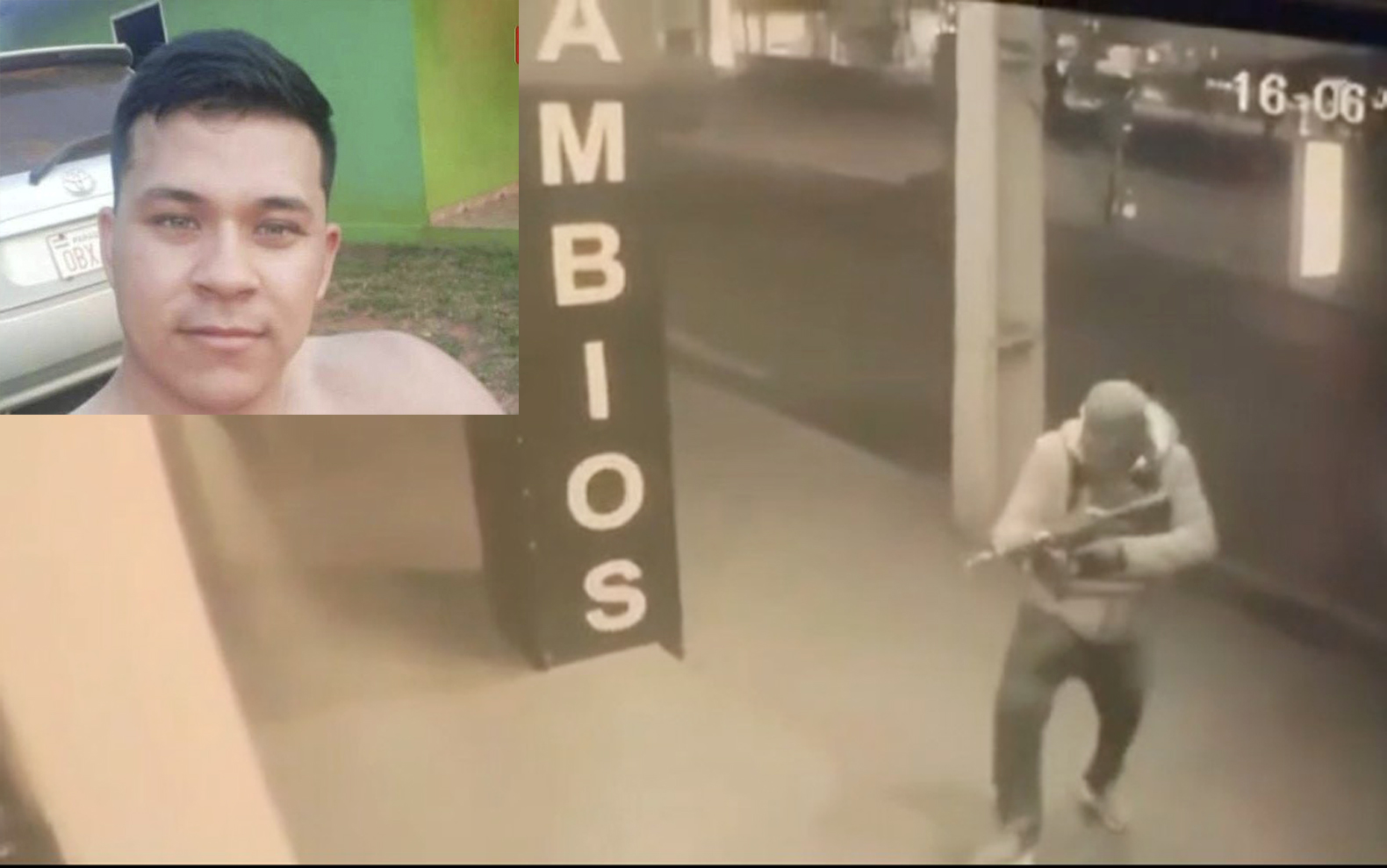 El suboficial primero Néstor Yván Ramírez Marín, policía presuntamente implicado en el atraco.