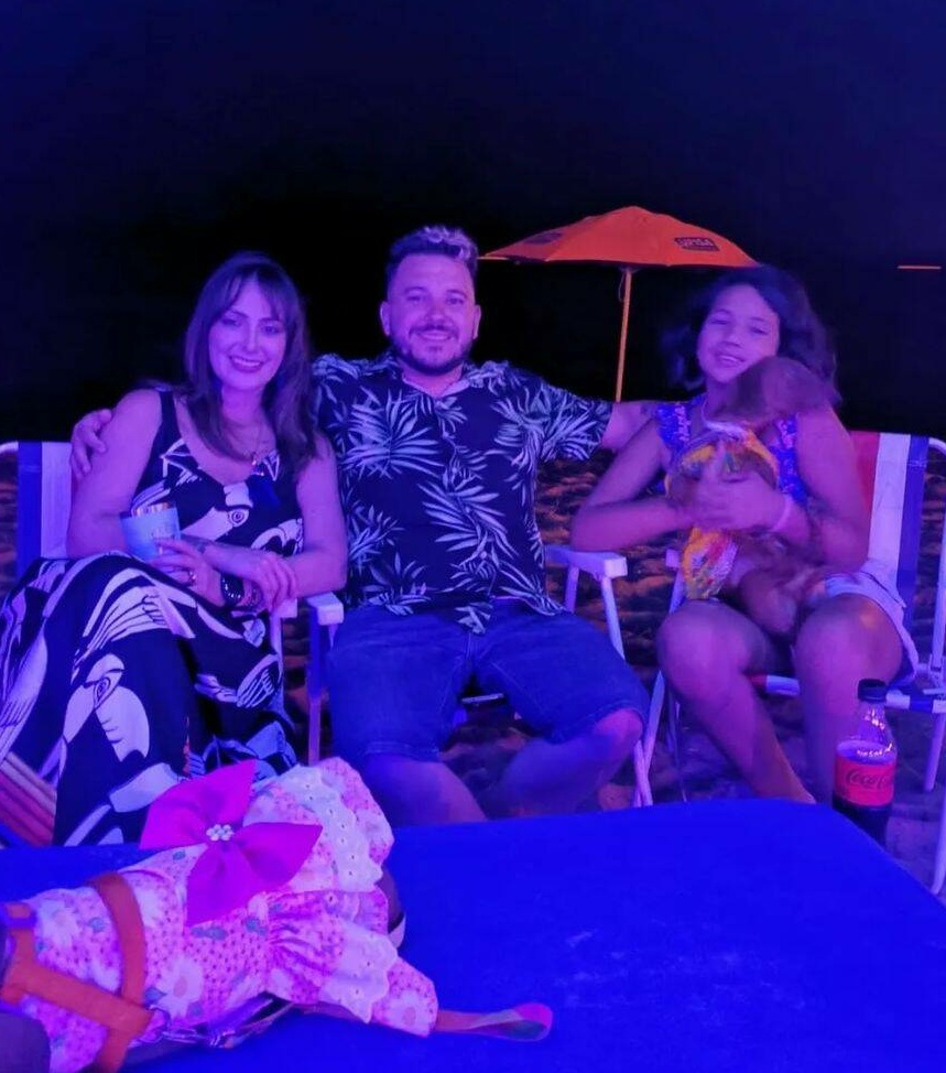 José Ayala y su familia pasaron la Navidad en el interior del país. (Foto: @joseayalaok)