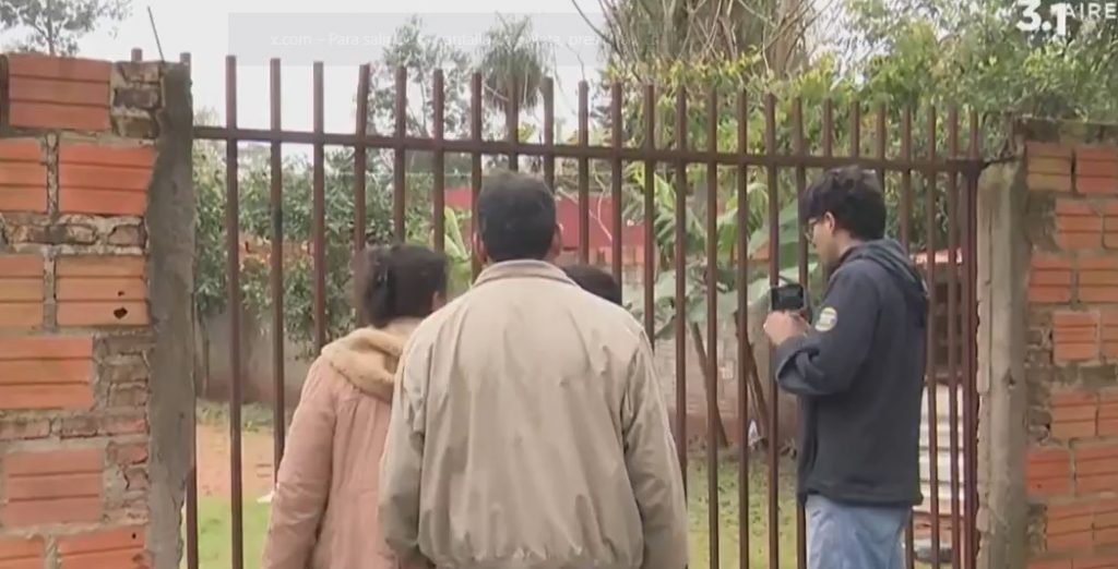 La niña encontró la macabra escena. Foto: Captura