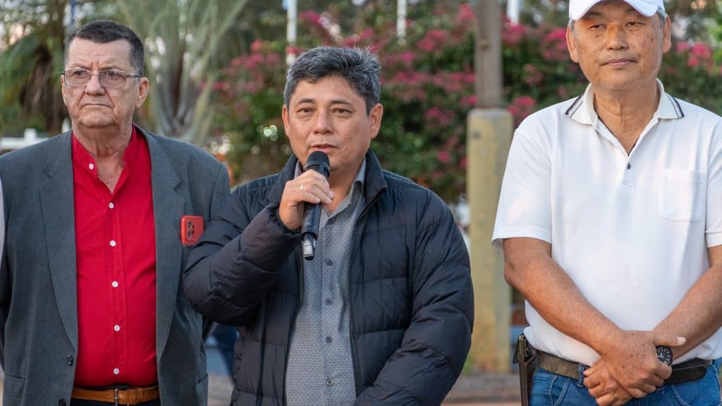Mauro Kawano, intendente de Yguazú.