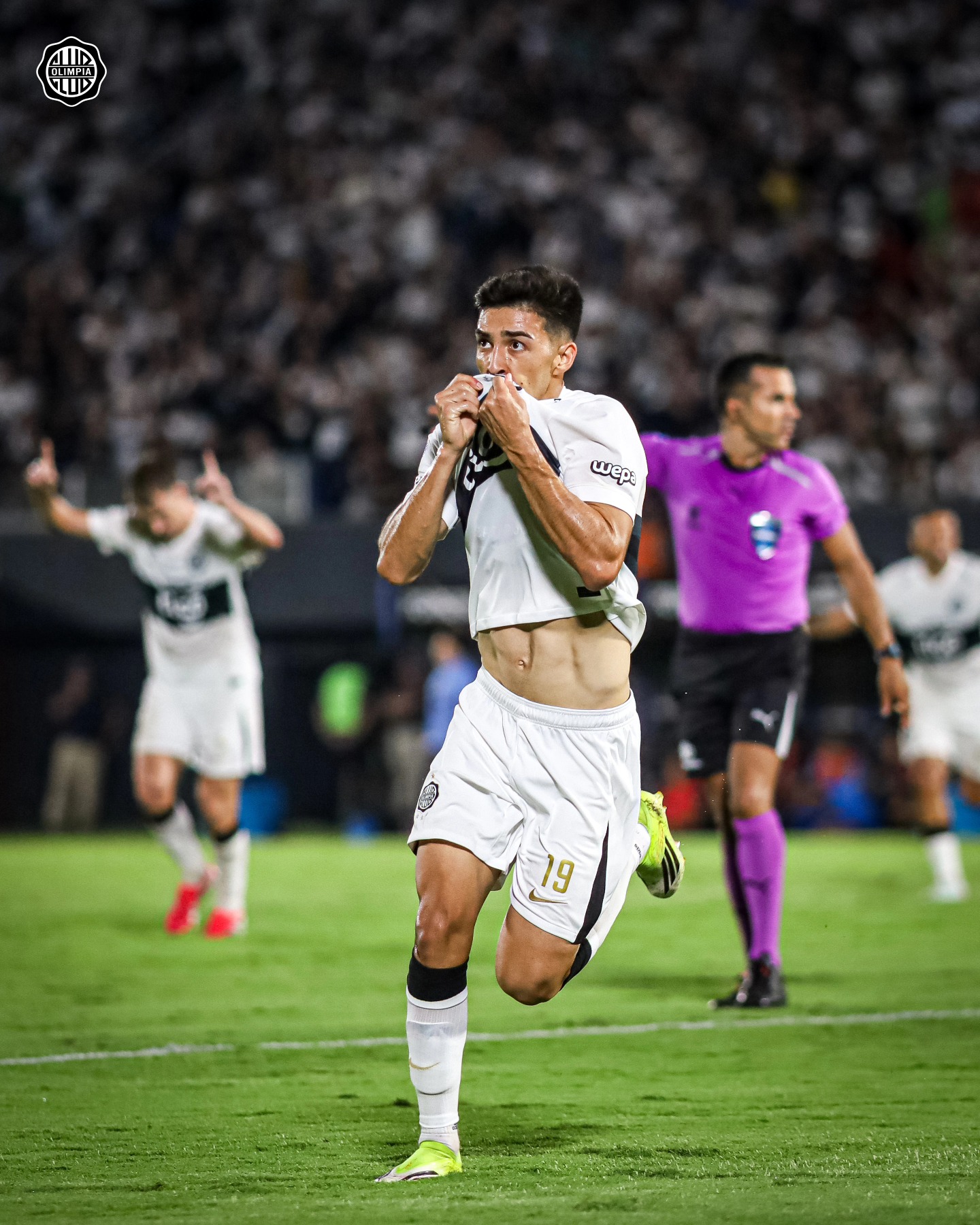 Lezcano: “Me siento feliz por tener la continuidad que estaba buscando”. Foto: Olimpia