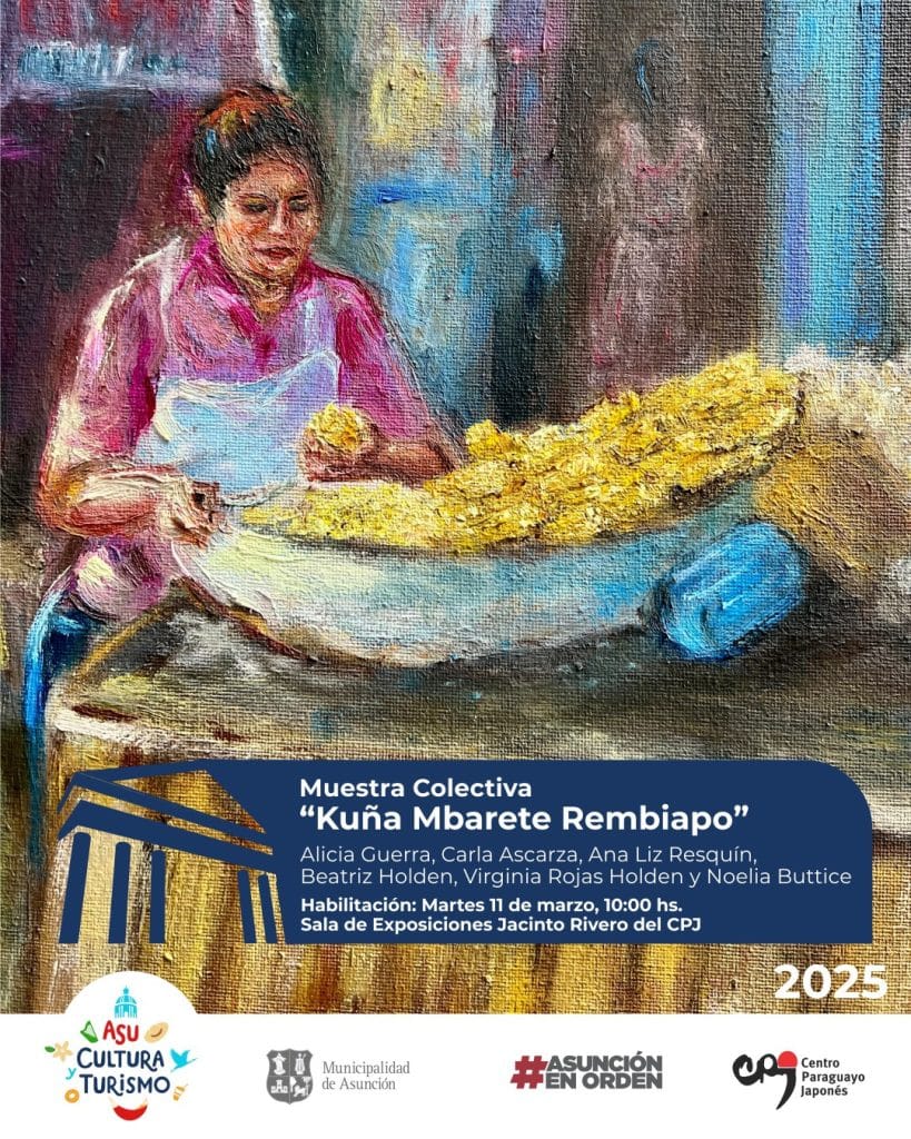 La inauguración de la muestra será elmartes 11 de marzo a las 10:00en laSala de Exposiciones "Jacinto Rivero" del Centro Paraguayo Japonés.