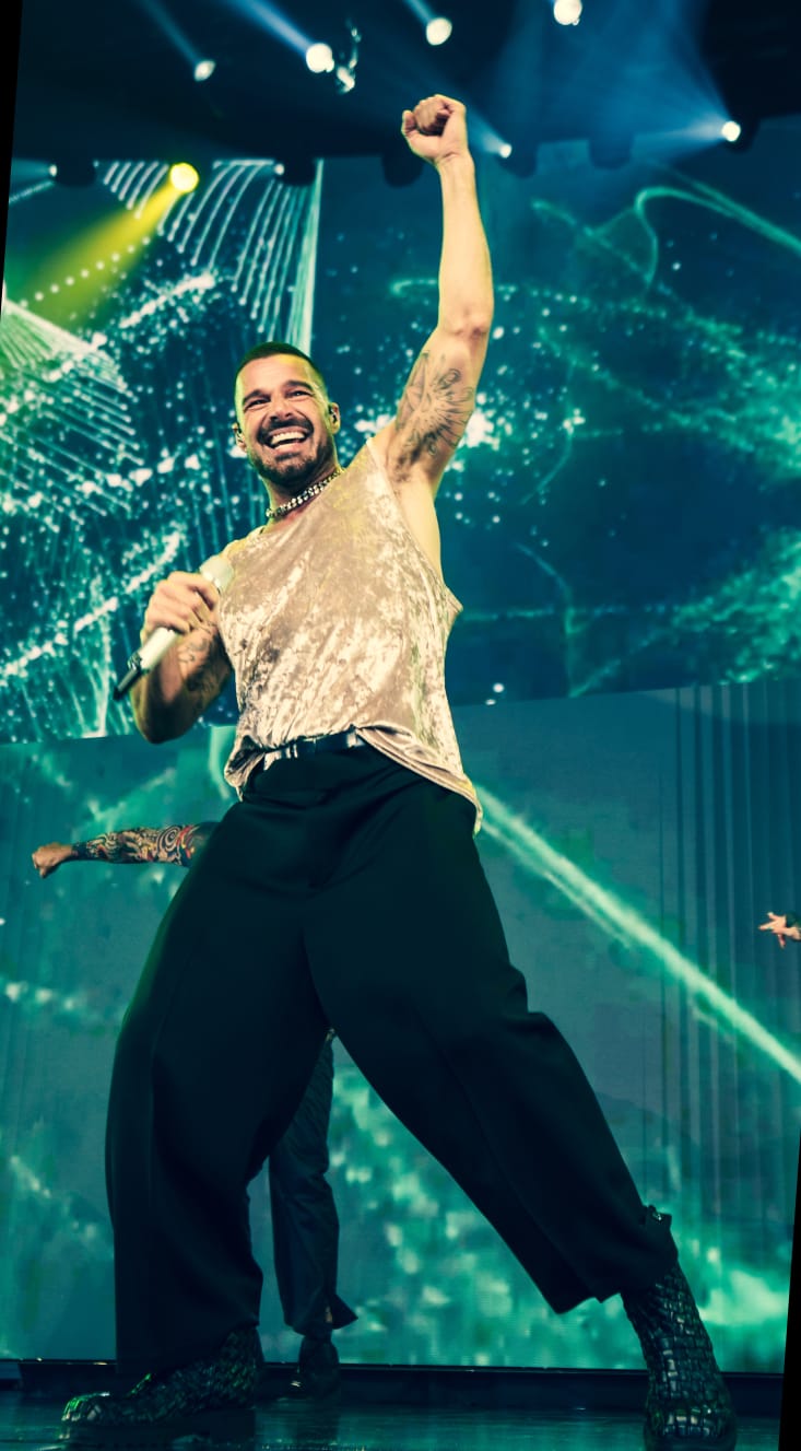 Ricky Martin con su gira “Ricky Martin Live 2026”. Foto: gentileza