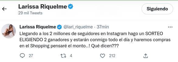 La propuesta de Larissa.