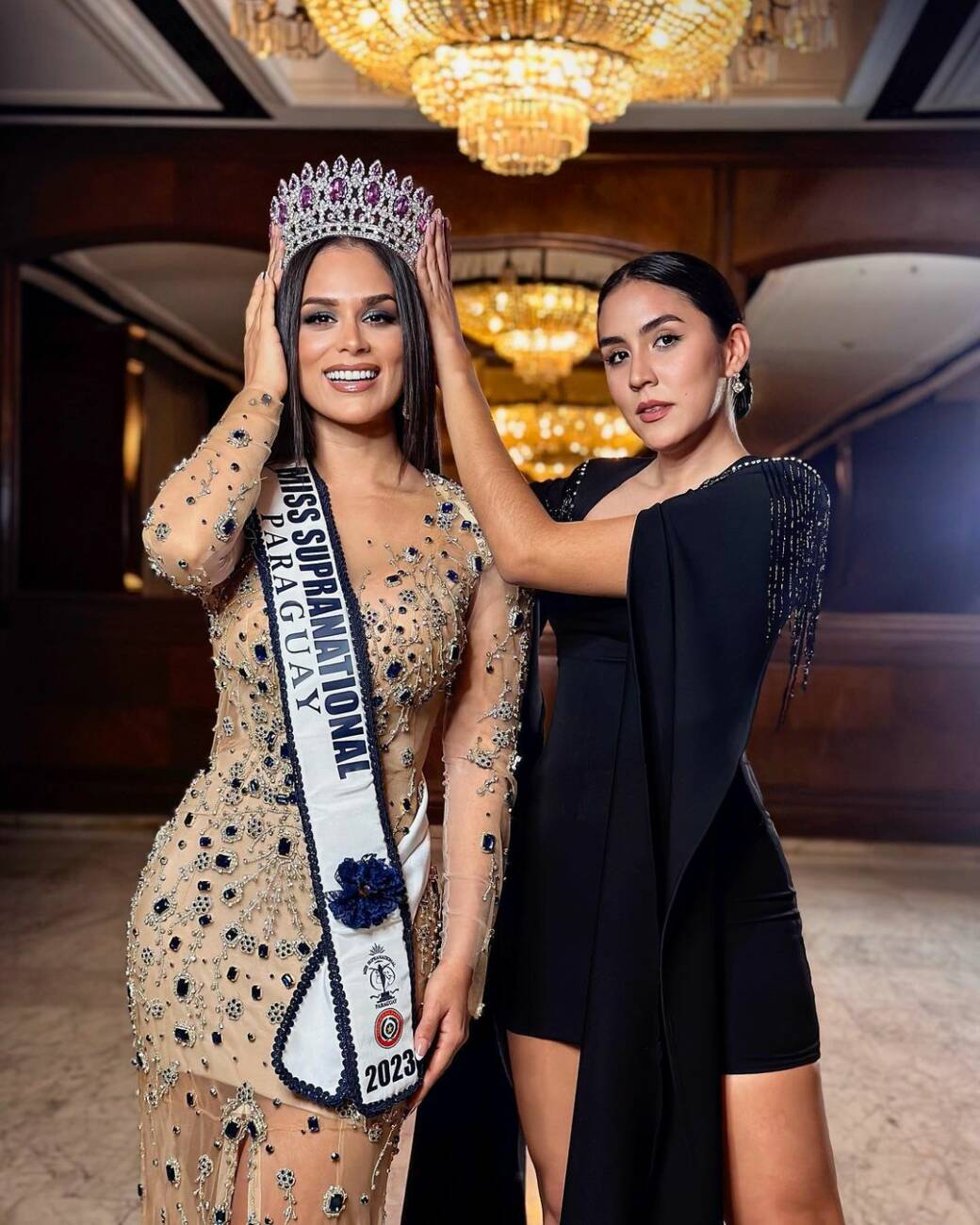 Fabi en su faceta de Miss Supranational Paraguay 2023. (Foto: @fabimartinezoficial)
