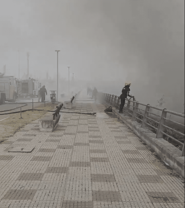 Incendio movilizó a equipos de rescate, fuerza nacional y voluntarios