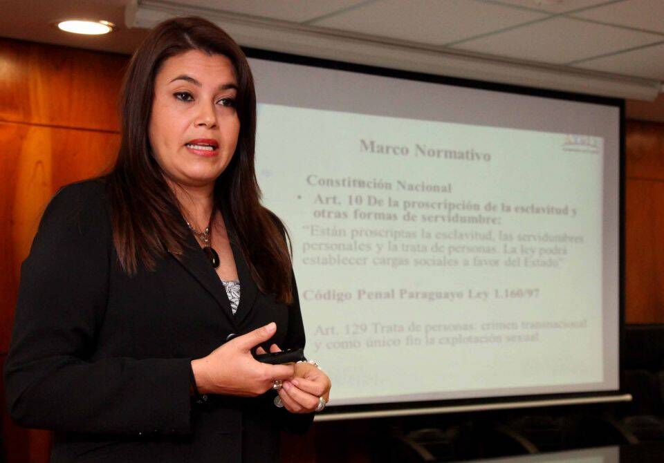 Fiscal Carina Sánchez.
