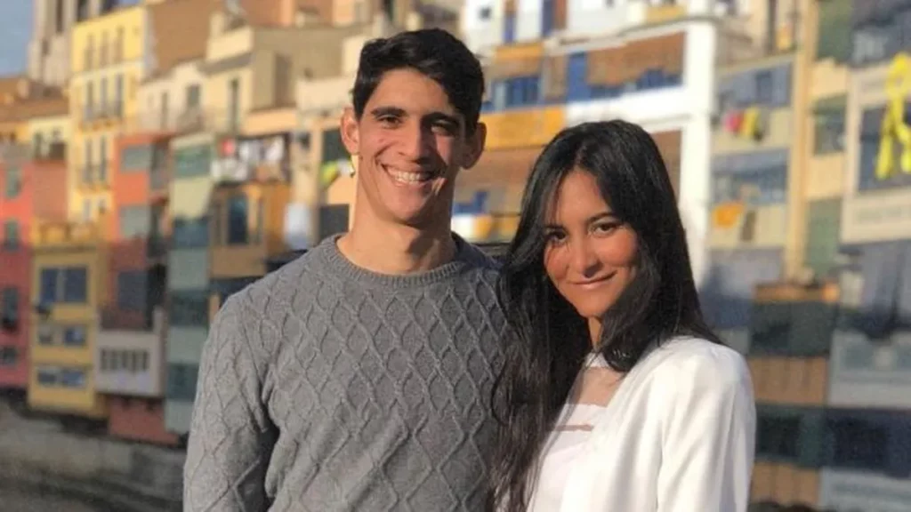 El arquero de Marruecos, Yassine Bounou y su esposa Imane. (primiciasya.com)