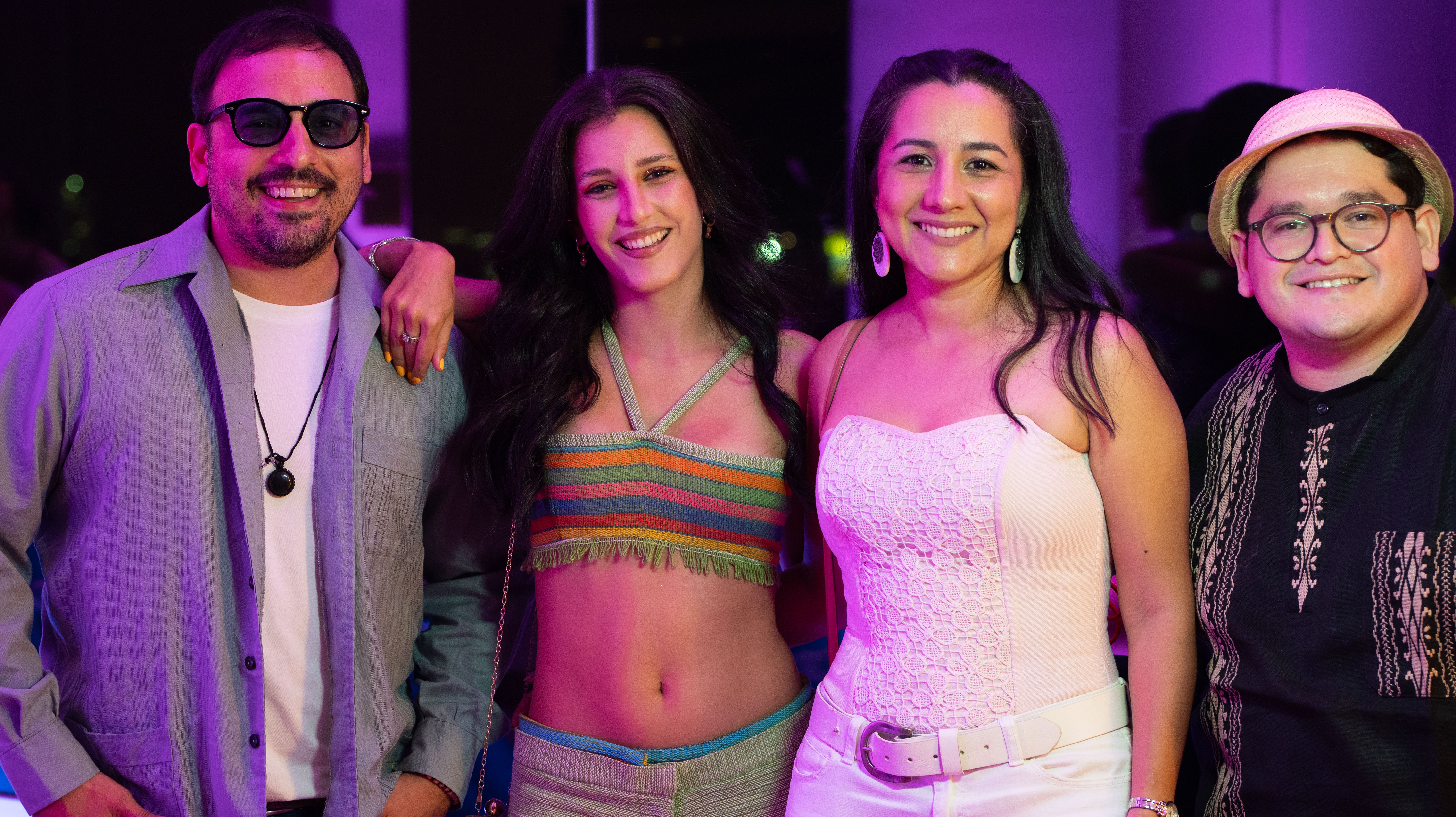Mauri Rodas, Ana Celina, Romina Robledo e Iván López.
