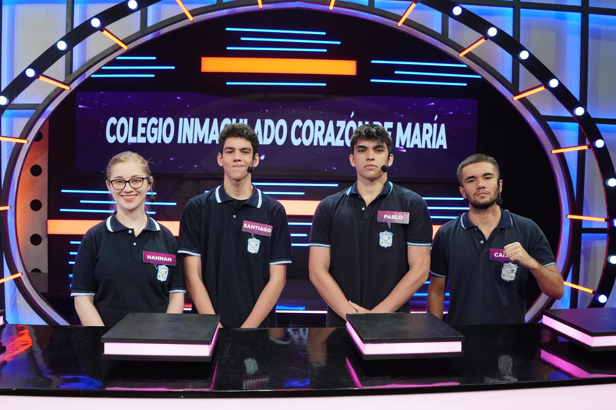 Alumnos del "Colegio Inmaculado Corazón de María”. Foto: Trece