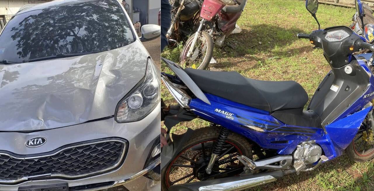 En julio del año pasado, la policía que intervino en el accidente del jugador Rafael Carrascal la puso a ella como la que conducía el vehículo.