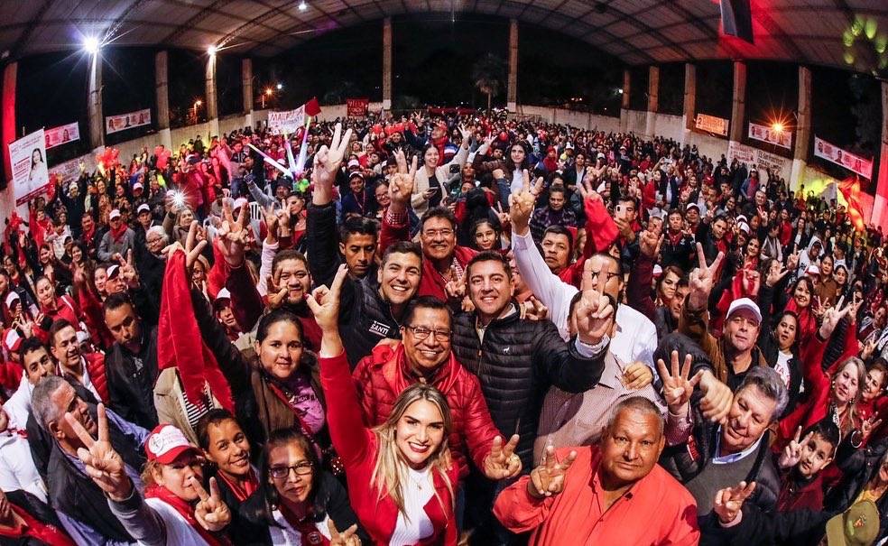 Tadeo Rojas, quien pugnará por la Gobernación de Central, presentó ayer su plan de gobierno en Limpio. Gentileza