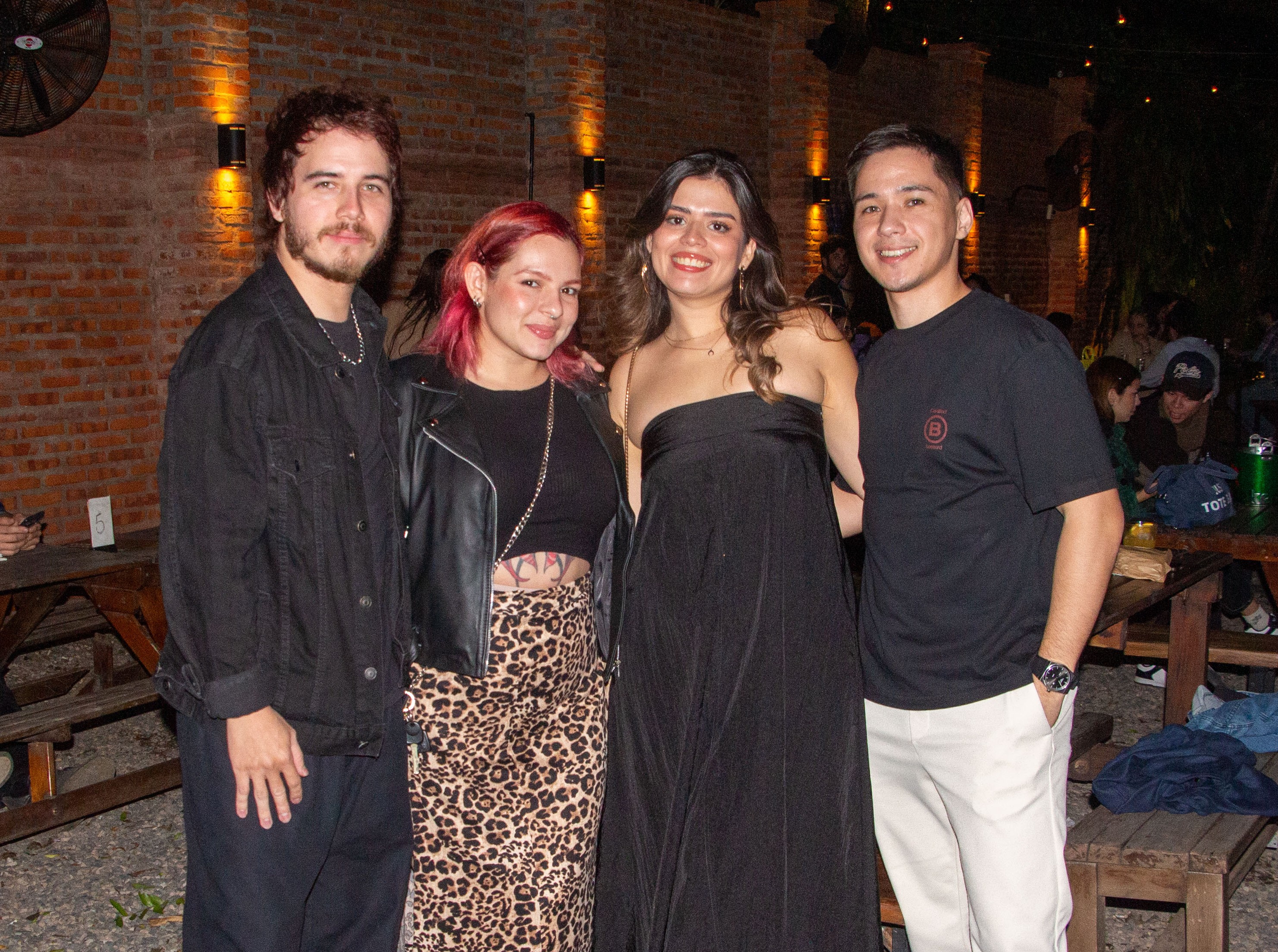 Bruno Méndez, Ximena Barba, Pamela Benítez y Matías Caballero.