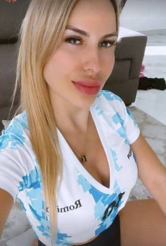 Romi Ortega, la modelo que celebró la victoria de su selección a su fiel estilo. (FOTO: @romiortegaa)