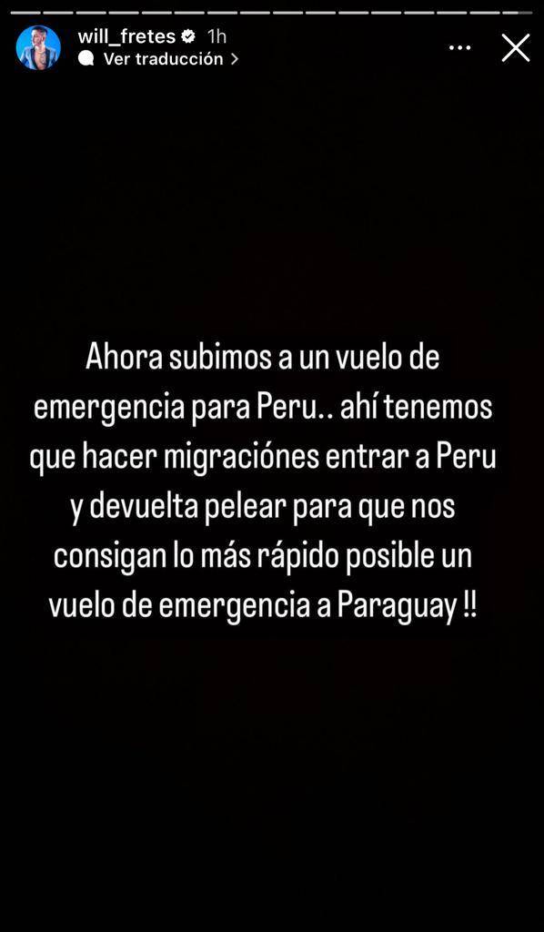 Finalmente, hoy a las tres de la tarde fueron subidos a un vuelo de emergencia con destino a Lima, Perú.
