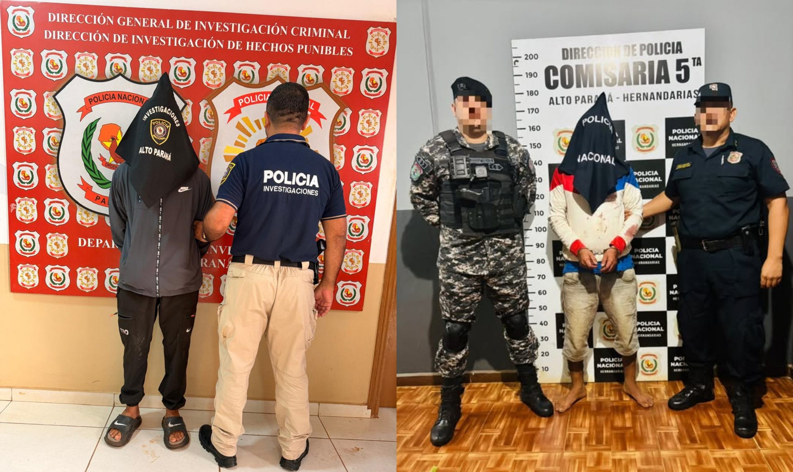 Caen dos sospechosos de asesinar a guardia durante asalto en CDE. Foto: Policía
