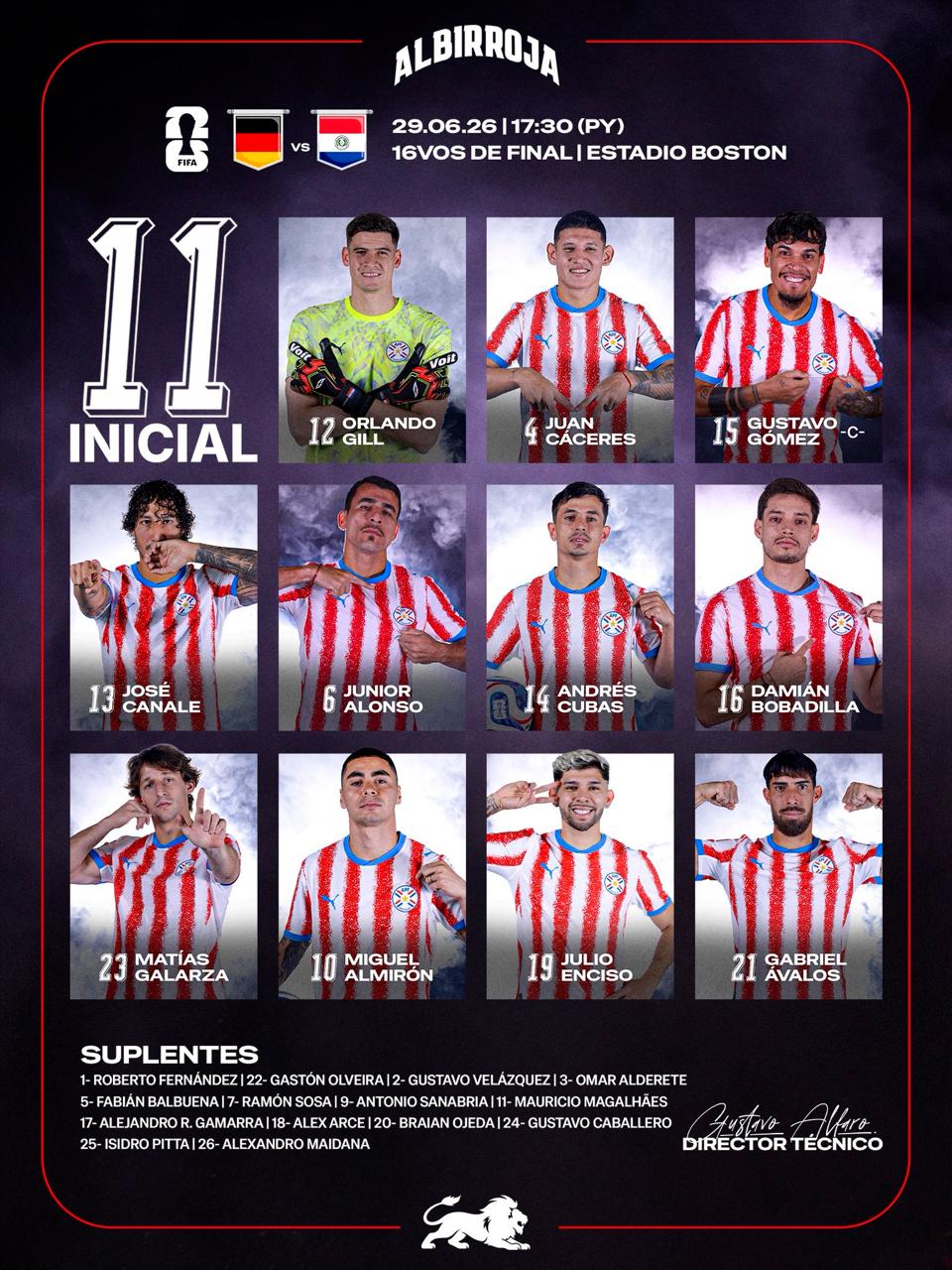 Gustavo Alfaro confirmó el equipo titular que buscará la hazaña. Foto: Albirroja