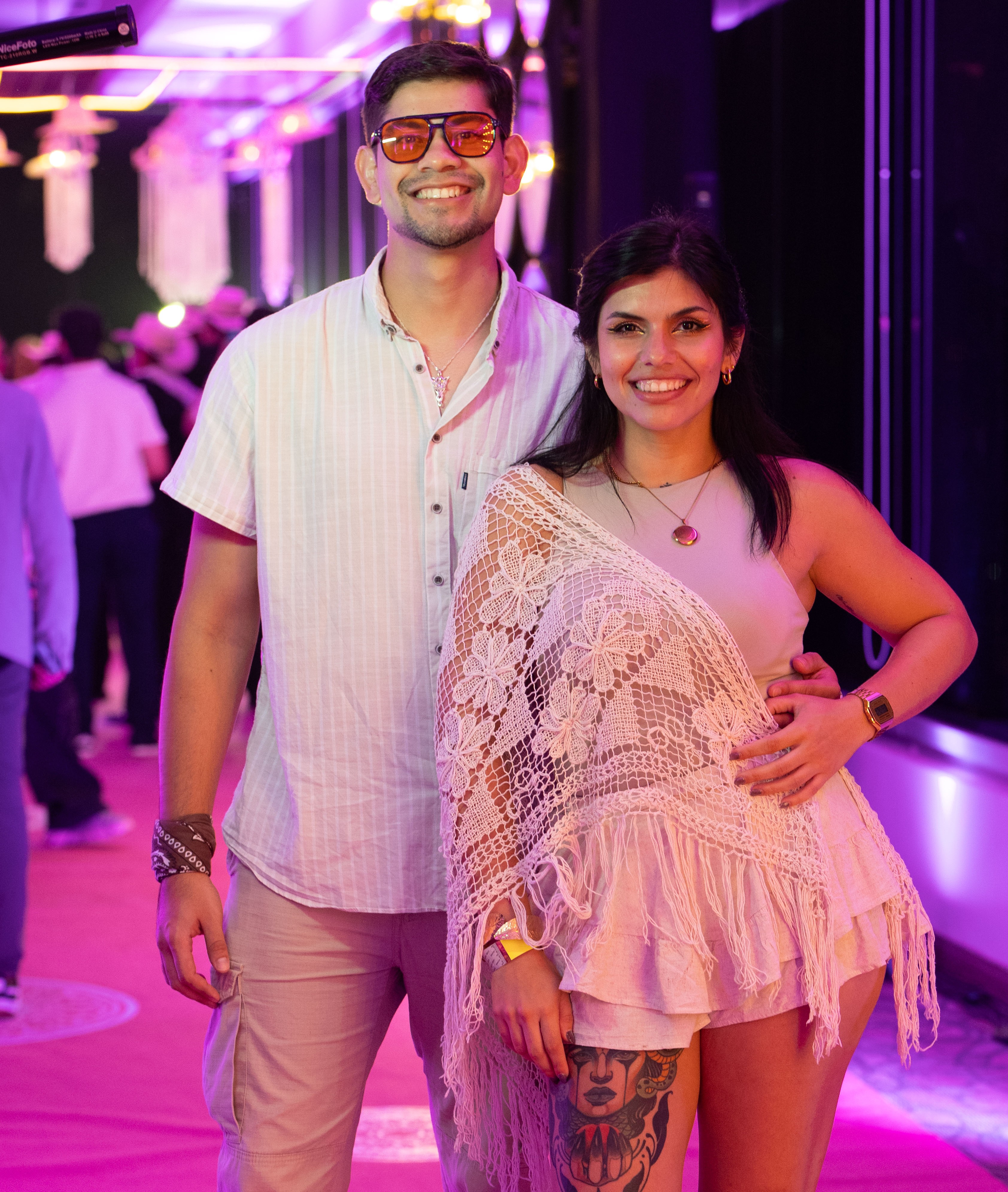 Carlos Lambaré y Paula Galeano.