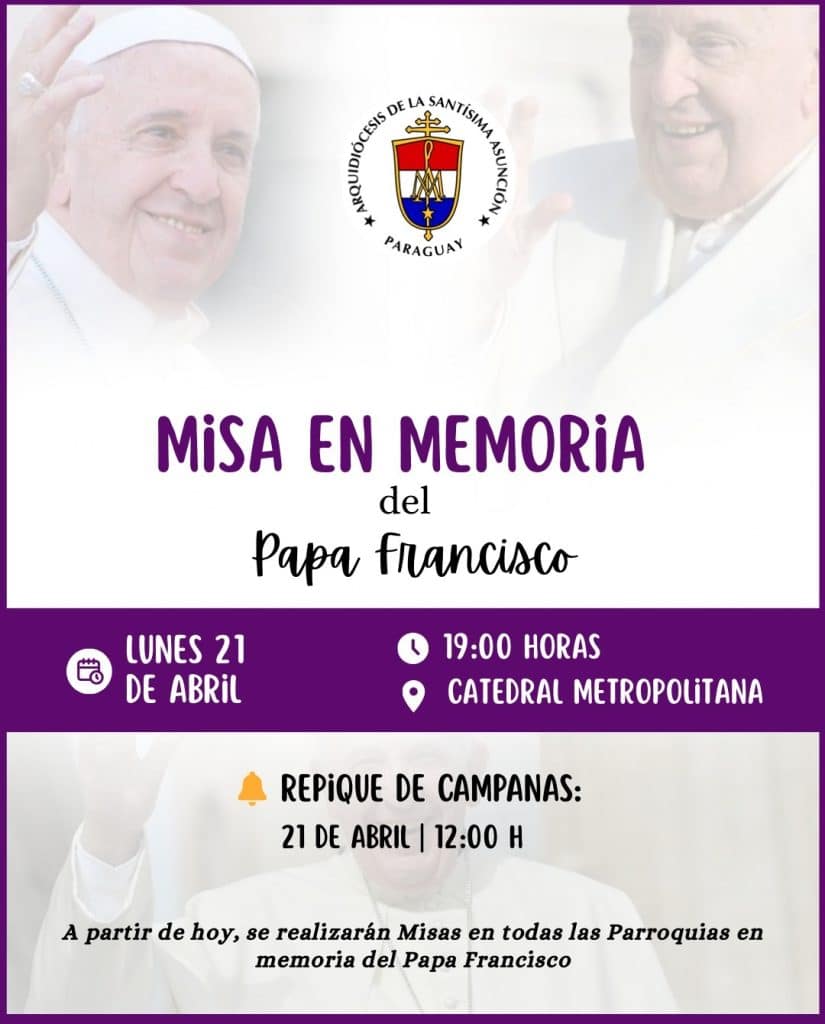 Invitación dirigida a la feligresía.