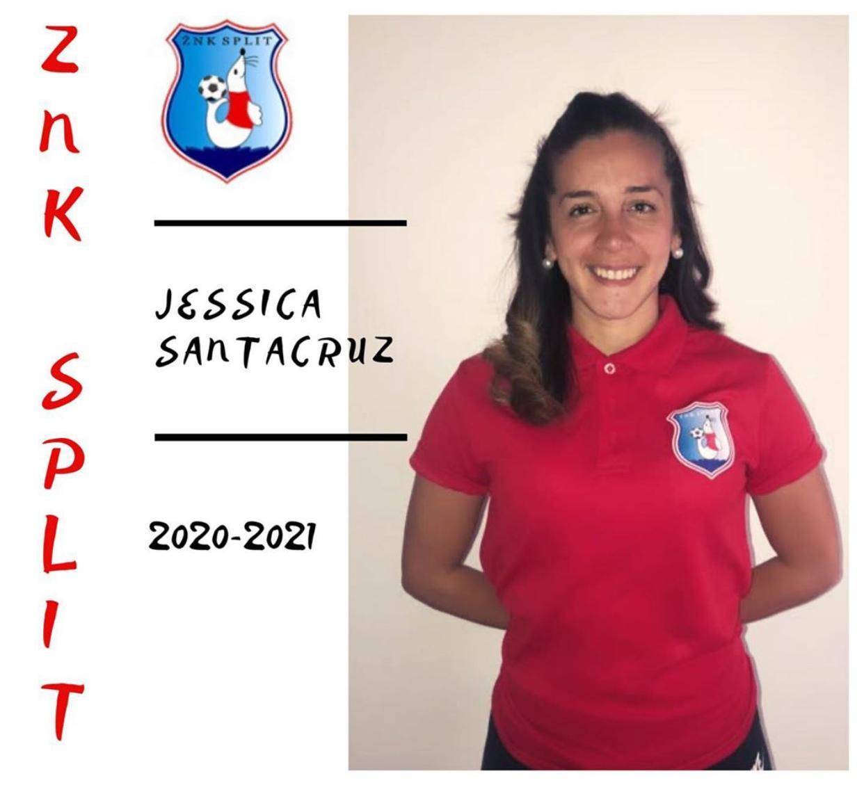 Jessica jugó un año en Croacia y ella lo calificó como una gran experiencia. FOTO @jessistx