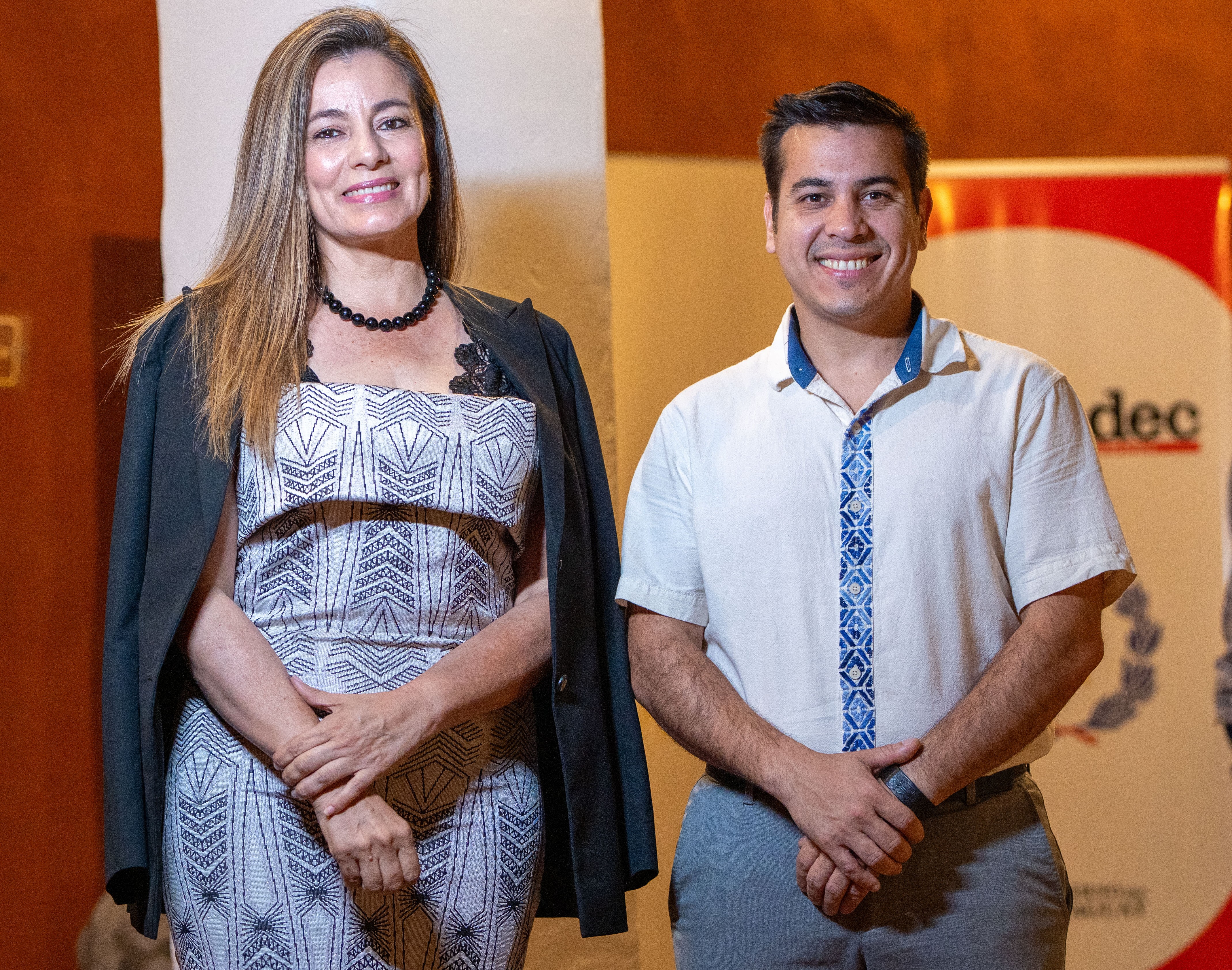 Luz Borja y Roscer Díaz.