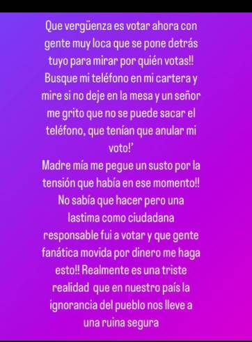 El plagueo de Rossi Recalde, publicado en su cuenta de Instagram. @rossirecaldeoficial
