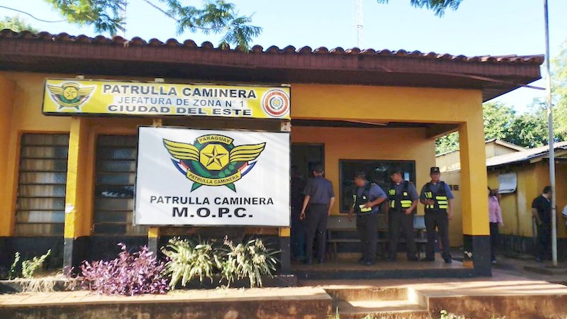 Patrulla Caminera de Ciudad del Este trabaja en conjunto con la Policía.